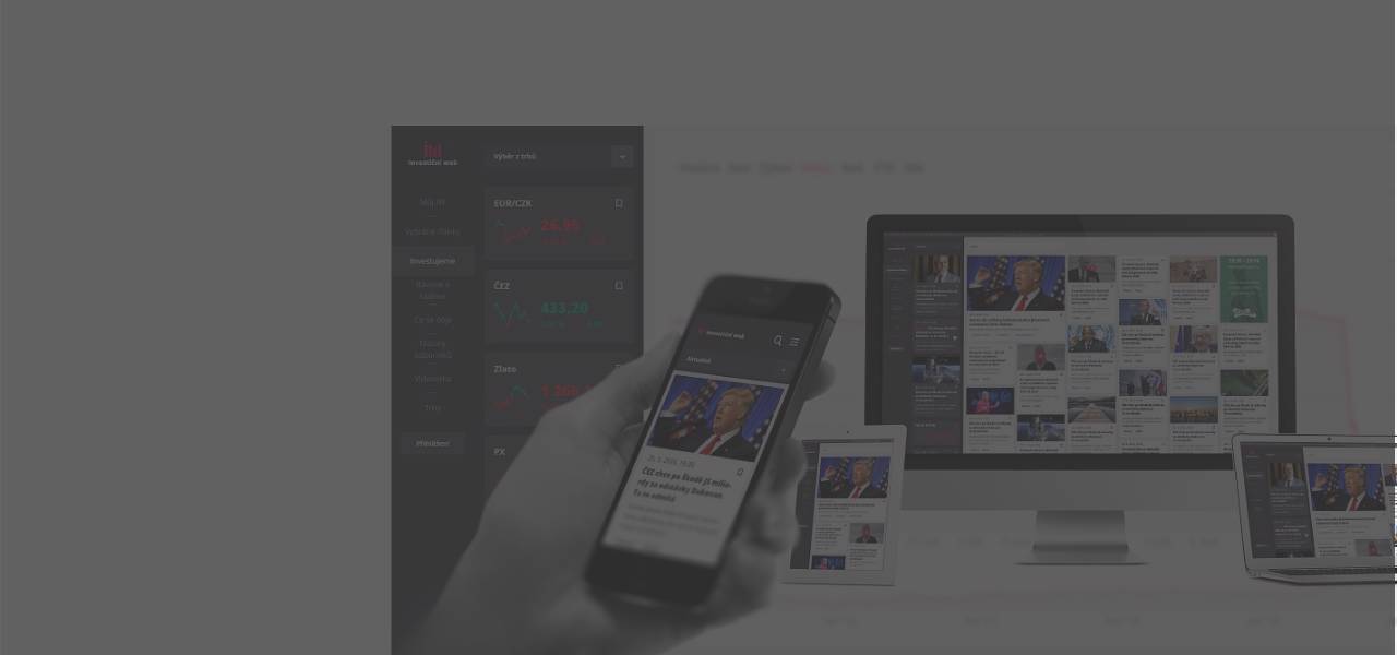 Ilustrační obrázek s textem - Redesign Investičního webu – unikátní obsahová platforma 